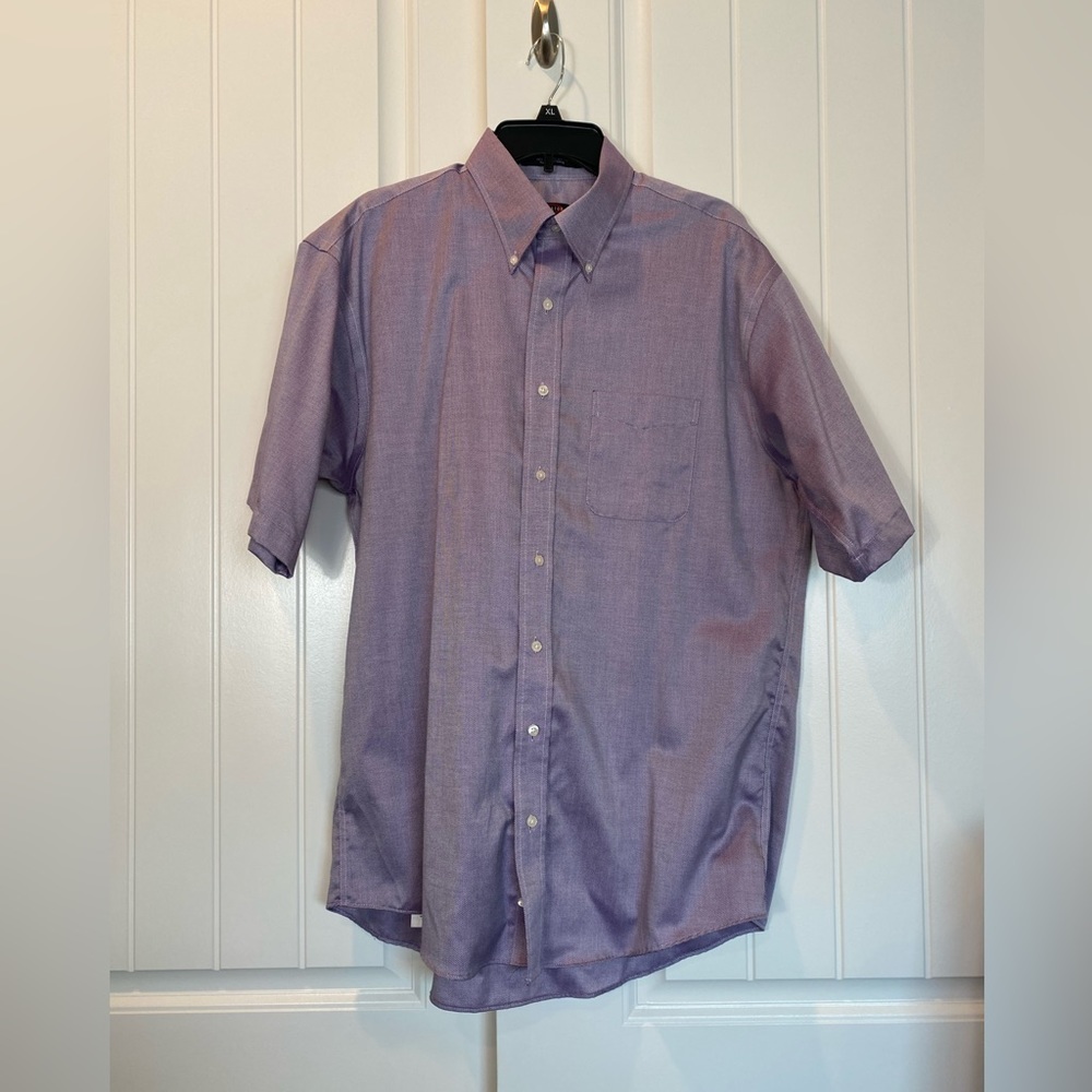 New!  Iridescent Short Sleeve Button Up Collar Overton Shirt
